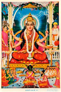 Durga, Vishnu von Indian School