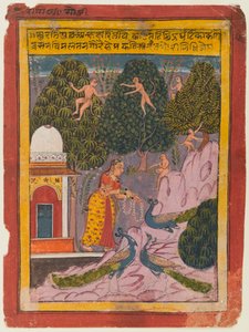 Gauri Ragini, ca. 1690 von Indian School