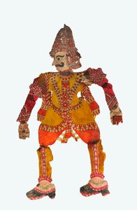 Riesiger Schattenspieler aus Karnataka von Indian School