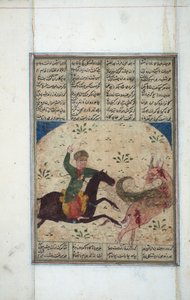 Reiter jagt einen Leogriff, ca. 1450