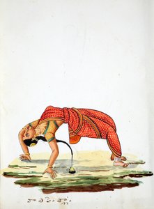 Indische Frau tanzt