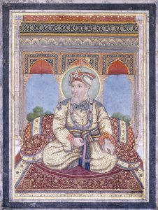 Porträt von Akbar Shah II, frühes 19. Jahrhundert