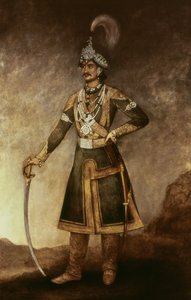 Porträt von Jung Bahadur Koowar Ranajee (1816-77)