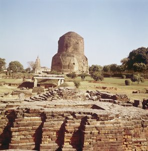 Der Dhamekh-Stupa, ca. 500 n. Chr.