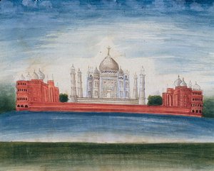 Das Taj Mahal in Agra von Indian School