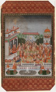 Die Hochzeit von Dara Shikoh, 1875-1900 von Indian School