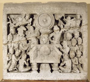 Die Verehrung der buddhistischen Symbole, Amaravati