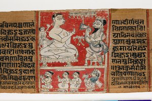 Vimalaprava spricht mit Raji und Lakshmi, ca. 1300 von Indian School
