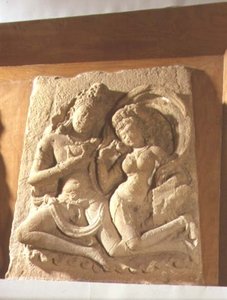 Visvarupa Vishnu in kosmischer Pracht, Shamlaji, Gujarat (Stein)