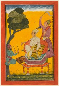 Vivaca Ragaputra, ein Blatt aus der Ragamala-Serie, ca. 1700-20