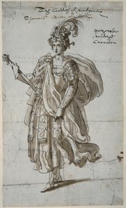 Königin Tomyris der Massagetai, ca. 1609 von Inigo Jones