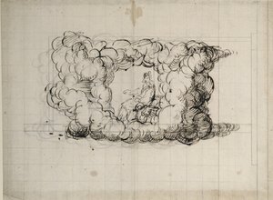 Theaterzeichnung von Inigo Jones