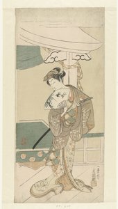 Schauspieler als Tänzerin von Ippitsusai Bunchō