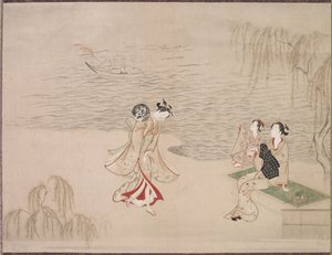 Schönheiten am Strand, ca. 1765-1792