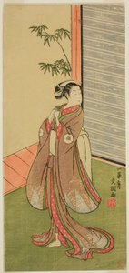 Der Schauspieler Iwai Hanshiro IV in einer Frauenrolle von Ippitsusai Bunchō