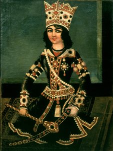Porträt von Abbas-Minza (ca. 1783-1833), Prinz von Persien, Sohn von Schah Fath Ali (regierte 1797-1834)