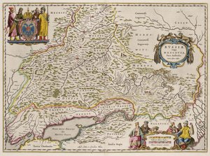 Karte von Südrussland Aus: Partes Septentrionalis et Orientalis, 1664 von Isaac Abrahamsz. Massa