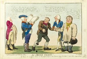 Eine irische Union! von Isaac Cruikshank