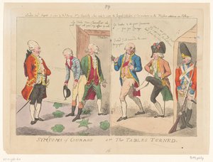 Ehrensache zwischen De Voglas und dem Herzog von Orléans, 1790