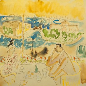 Mittagessen am Fluss von Isaac Grunwald
