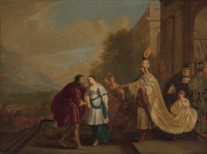 Pharao gibt Sarah an Abraham zurück