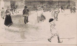Figuren auf der Straße von Isaac Israels