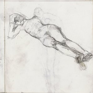 Liegender weiblicher Akt von Isaac Israels