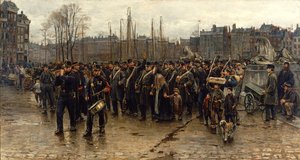 Transport von Kolonialsoldaten