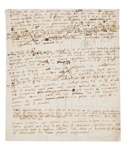 Zwei Seiten mit Überarbeitungen der Principia Mathematica