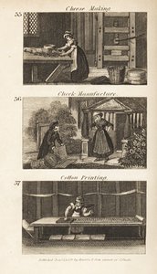 Berufe im Regency-England: Käseherstellung, Check-Herstellung und Baumwoll-Druck