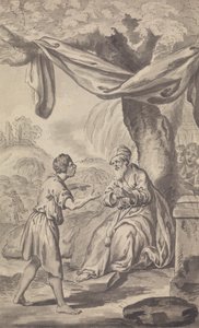 Unidentifizierte Zeitschrift / Theaterillustration von Isaac Taylor