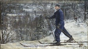 Kliment Woroschilow auf einer Skitour