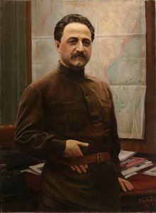 Porträt von Grigory Sergo Ordzhonikidze 1886-1937, 1929