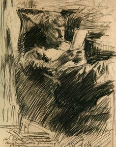 Porträt des Künstlers und Autors David Burliuk 1882-1967