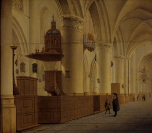 Inneres der St. Bavo in Haarlem