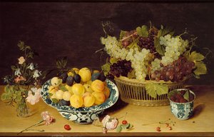 Stillleben mit Früchten und Blumen, ca. 1620-1640