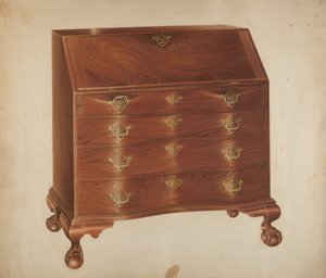 Schreibtisch von Isadore Goldberg
