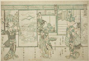 Puppenspieler - Ein Satz von drei (Ayatsuri sanpukutsui) von Ishikawa Toyonobu