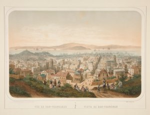 Ansicht von San Francisco von Isidore Laurent Deroy