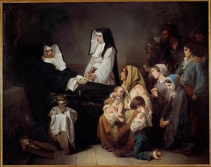 Tod einer Schwester der Barmherzigkeit von Isidore Pils