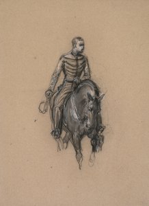 Soldat zu Pferd, um 1860