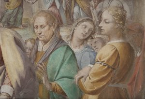 (Detail) aus Die Hochzeit der Jungfrau Maria von Isidoro Bianchi