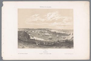 Blick auf Dieppe von der Klippe von Pollet von Isodore Laurent Deroy