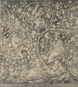 Ornamentale Gravur mit dem Baum Jesse von Israhel van Meckenem