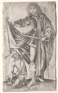 St. Martin teilt seinen Mantel für einen Bettler