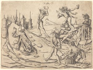 Die Steinigung des heiligen Stephanus, ca. 1470