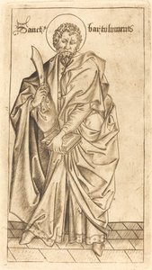 Heiliger Bartholomäus von Israhel van Meckenem after Master E.S.