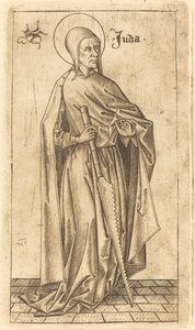 Simon Zelotes (?) oder Judas Thaddäus (?) von Israhel van Meckenem after Master E.S.