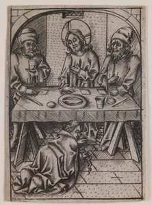 Maria Magdalena wäscht die Füße Christi