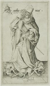 St. Antonius von Israhel van Meckenem the younger